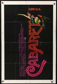5m161 CABARET 1sh '72 Liza Minnelli sings & dances in Nazi Germany, directed by Bob Fosse!