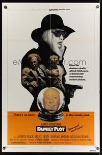 5m302 FAMILY PLOT 1sh '76 from the mind of devious Alfred Hitchcock, Karen Black, Bruce Dern!