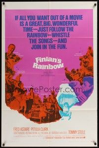 5m311 FINIAN'S RAINBOW 1sh '68 Fred Astaire, Petula Clark, directed by Francis Ford Coppola!