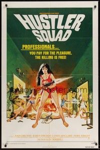 5m426 HUSTLER SQUAD 1sh '76 sexiest killer babes, you pay for the pleasure, the killing is free!