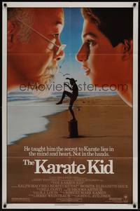5m456 KARATE KID 1sh '84 Pat Morita, Ralph Macchio, teen martial arts classic!