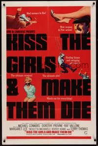 5m463 KISS THE GIRLS & MAKE THEM DIE 1sh '66 Henry Levin's Se tutte le donne del mondo!