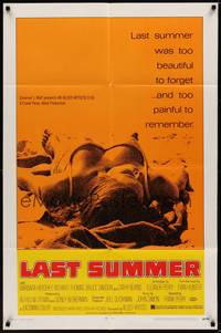 5m479 LAST SUMMER 1sh '69 super sexy Barbara Hershey is too beautiful to forget!