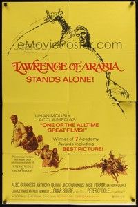 5m488 LAWRENCE OF ARABIA 1sh R71 David Lean classic starring Peter O'Toole!