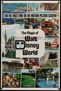 5m519 MAGIC OF WALT DISNEY WORLD 1sh '72 great theme park scenes for the first time on screen!
