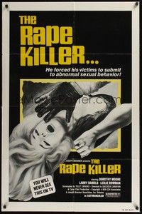 5m668 RAPE KILLER 1sh '76 sex horror, you will never see this on TV!