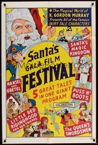 5m702 SANTA'S FANTASY FAIR 1sh '69 fantasy tales, Santa, Puss n' Boots, Hansel & Gretel + more!
