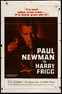 5m715 SECRET WAR OF HARRY FRIGG 1sh '68 Paul Newman in the title role, directed by Jack Smight!