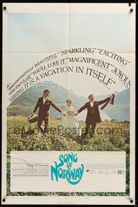 5m757 SONG OF NORWAY style B 1sh '70 Andrew L. Stone directed, Toraly Maurstad, Florence Henderson!