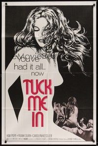 5m902 TUCK ME IN 1sh '70 Kim Pope has had it all, great sexy artwork!