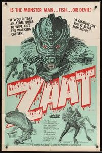 5m997 ZAAT 1sh '72 wild horror images, is the monster man, fish, or devil?