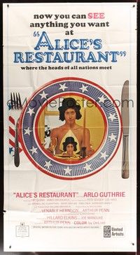 5p399 ALICE'S RESTAURANT 3sh '69 Arlo Guthrie, musical comedy directed by Arthur Penn!
