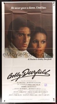 5p427 BOBBY DEERFIELD int'l 3sh '77 c/u of F1 race car driver Al Pacino, directed by Sydney Pollack