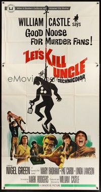 5p573 LET'S KILL UNCLE 3sh '66 William Castle, are they bad seeds or two frightened innocents!
