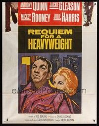 5p644 REQUIEM FOR A HEAVYWEIGHT INCOMPLETE 3sh '62 Anthony Quinn, Jackie Gleason, Rooney, boxing!