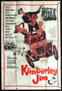 5p011 KIMBERLEY JIM 40x60 '65 great image of Jim Reeves playing guitar, country music!