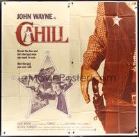 5p128 CAHILL int'l 6sh '73 great image of United States Marshall big John Wayne!