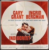 5p179 INDISCREET 6sh '58 Cary Grant & Ingrid Bergman so great together, directed by Stanley Donen!