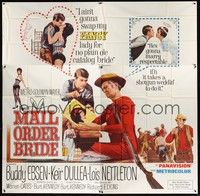 5p192 MAIL ORDER BRIDE 6sh '64 Buddy Ebsen, Keir Dullea, sexy Lois Nettleton!