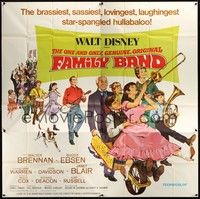 5p211 ONE & ONLY GENUINE ORIGINAL FAMILY BAND 6sh '68 the laughingest star-spangled hullabaloo!