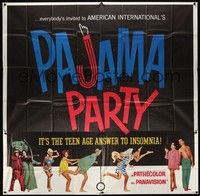 5p214 PAJAMA PARTY 6sh '64 Annette Funicello in sexy lingerie, Tommy Kirk, Buster Keaton shown!