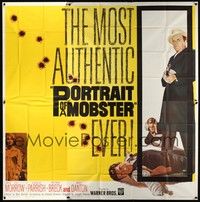 5p220 PORTRAIT OF A MOBSTER 6sh '61 full-length image of Vic Morrow as gangster Dutch Schultz!