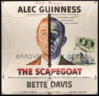 5p229 SCAPEGOAT 6sh '59 art of Alec Guinness, who lived another man's life & loved his woman!