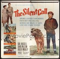 5p233 SILENT CALL 6sh '61 Gail Russell, David McLean, Pete, the Dog of Flanders!