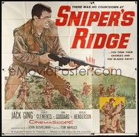 5p237 SNIPER'S RIDGE 6sh '61 Jack Ging, Stanley Clements, you took your chances and blazed away!