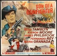 5p238 SON OF A GUNFIGHTER 6sh '66 Russ Tamblyn as Johnny Ketchum, Kieron Moore, cool western art!