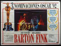5p259 BARTON FINK large Argentinean '91 Coen Brothers, John Turturro, John Goodman!