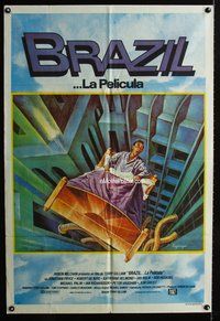 5p293 BRAZIL Argentinean '85 Terry Gilliam, cool sci-fi fantasy art by Lagarrigue!