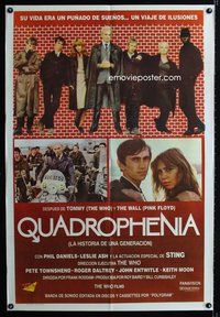 5p360 QUADROPHENIA Argentinean '79 great image of The Who & Sting, English rock & roll!
