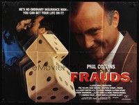 5p075 FRAUDS British quad '93 gambler Phil Collins is no ordinary insurance man, cool dice image!