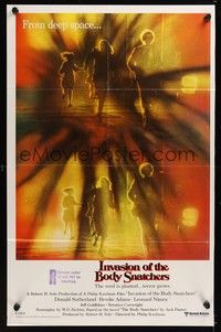 5p023 INVASION OF THE BODY SNATCHERS int'l 1-stop poster '78 classic remake of deep space invaders!