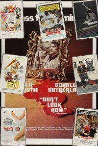 5r014 LOT OF 48 FOLDED ONE-SHEETS lot '66 - '88 Don't Look Now, Porky's, Mame, Silver Streak + more!