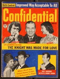 5r184 CONFIDENTIAL magazine March 1961 why showbiz detests Bobby Darin, bad tempered boor!
