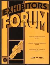 5r081 EXHIBITORS FORUM exhibitor magazine October 27, 1931 images of Dreyfus Case outdoor ads!