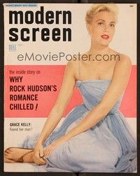 5r178 MODERN SCREEN magazine December 1954 full-length beautiful Grace Kelly from Country Girl!