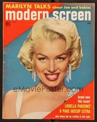 5r177 MODERN SCREEN magazine September 1954 Marilyn Monroe from No Business Like Show Business!