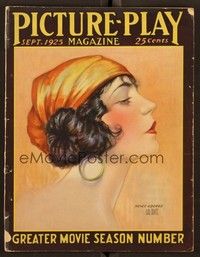 5r125 PICTURE PLAY magazine September 1925 art of sexy Rene Adoree by Hal Phyfe!