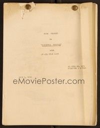 5r257 SLIGHTLY TEMPTED continuity and dialogue script July 1, 1940, screenplay by Arthur T. Horman!