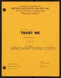 5r262 WHY WOULD I LIE revised final draft script August 8, 1979, screenplay by Peter Stone!