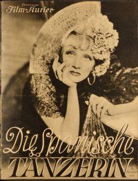 5r189 DEVIL IS A WOMAN German program '35 many different images of Marlene Dietrich!