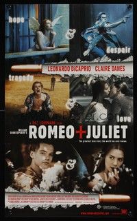 5s215 ROMEO & JULIET Aust mini poster '96 Leonardo DiCaprio, Claire Danes, modern Shakespeare!