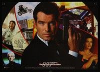 5s219 TOMORROW NEVER DIES horizontal teaser Aust mini poster '97 Pierce Brosnan as James Bond 007!