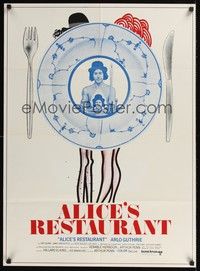 5s611 ALICE'S RESTAURANT Danish '69 Arlo Guthrie, musical comedy directed by Arthur Penn!