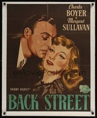 5s617 BACK STREET Danish '48 Charles Boyer & Margaret Sullavan's love lived in the shadows!