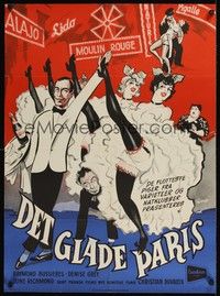 5s668 LA TOURNEE DES GRANDS DUCS Danish '53 Raymond Bussieres, great Wenzel art of showgirls!
