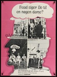5s740 WHAT DO YOU SAY TO A NAKED LADY Danish '70 Allen Funt's first Candid Camera feature film!
